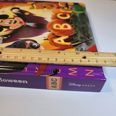 Disney H Is for Halloween ABC Book Hardcover Kids Interactive Flaps VG - Thumbnail 11