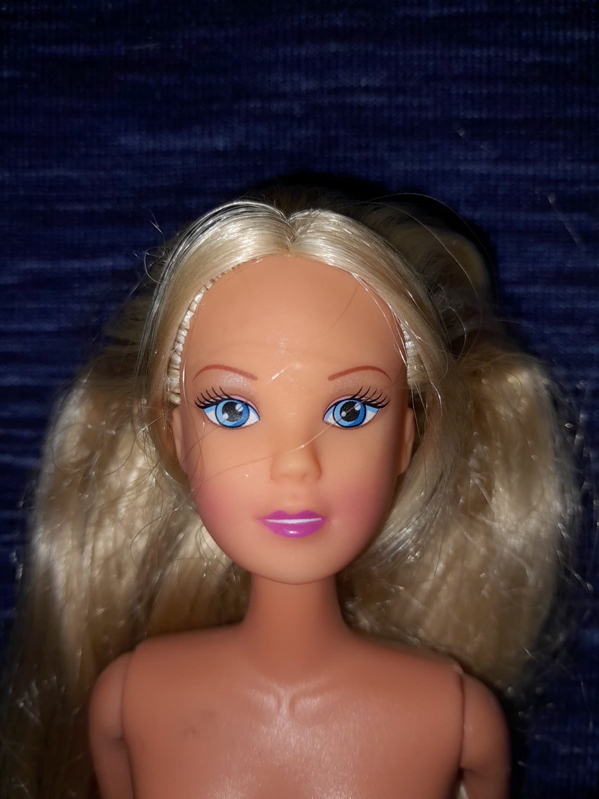 Vintage Simba Toys Steffi Love Nude Doll 12 in Blonde Blue Eyes SHZ Barbie Clone - Image 1