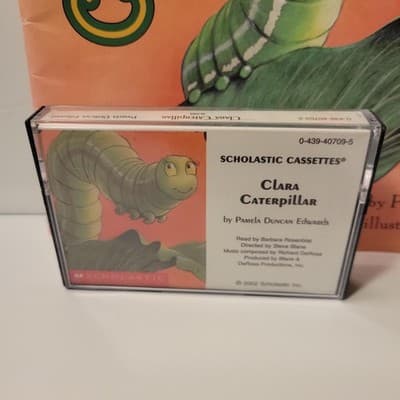 Clara Caterpillar Paperback & Cassette Set 2002 Scholastic Pamela Duncan Edwards - Thumbnail 2