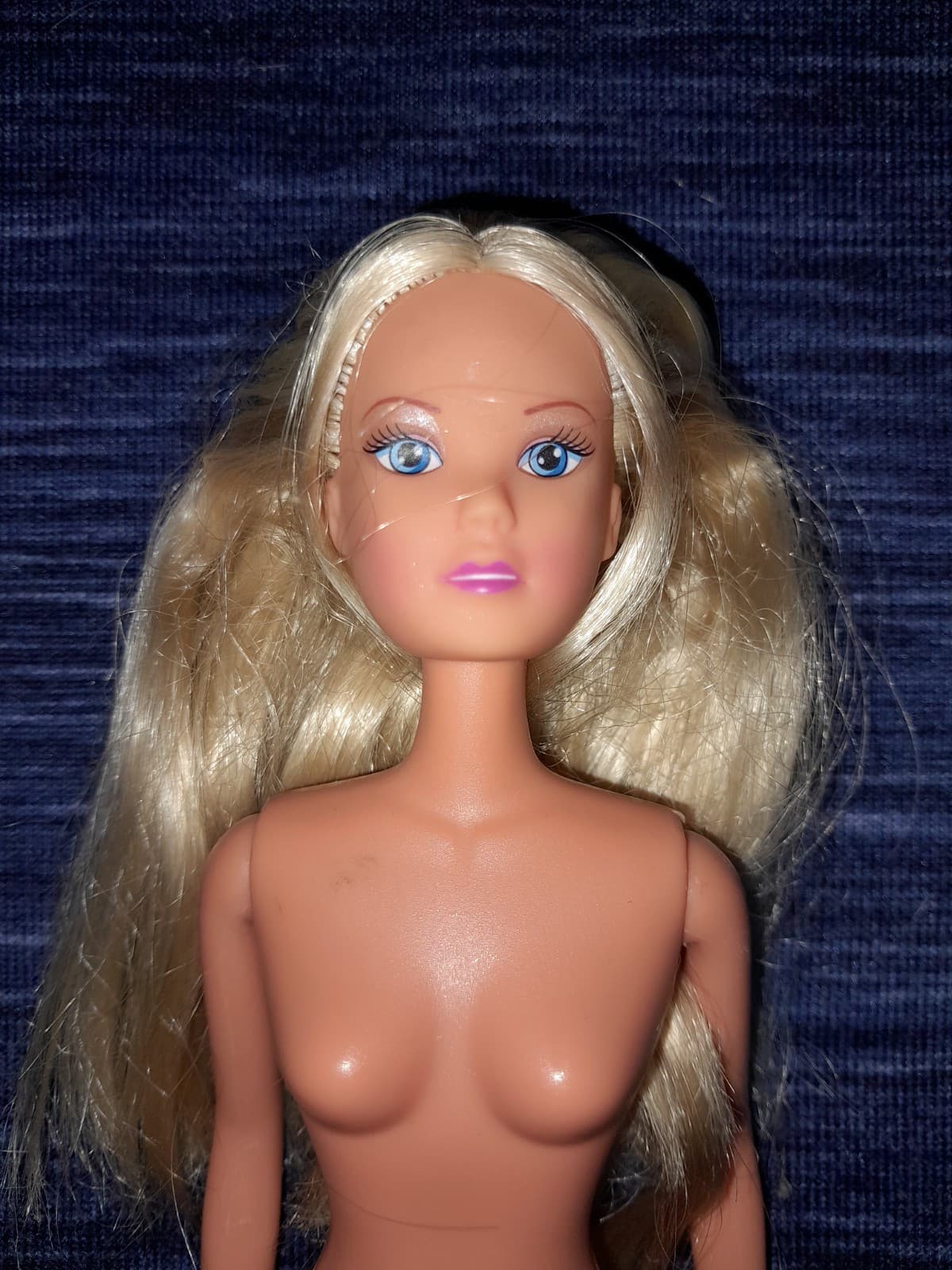 Vintage Simba Toys Steffi Love Nude Doll 12 in Blonde Blue Eyes SHZ Barbie Clone - Thumbnail 2