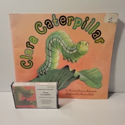 Clara Caterpillar Paperback & Cassette Set 2002 Scholastic Pamela Duncan Edwards - Image 1
