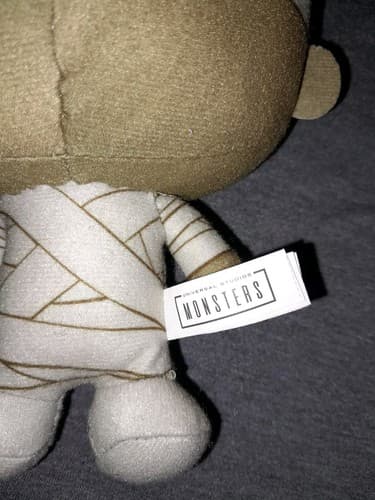 Mummy Chibi Plush Universal Studios Monsters 7” Collectible NEW With Tag - Thumbnail 4