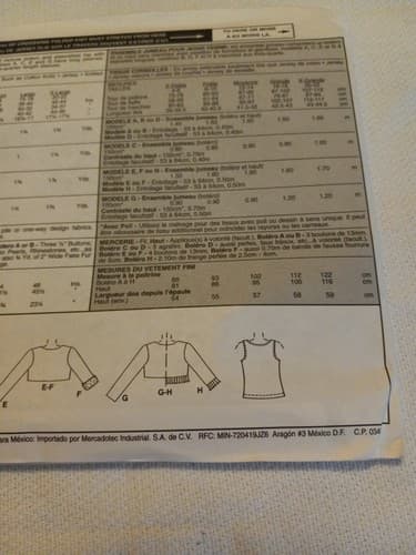 McCalls 2886 Misses 8 Great Looks Tops Blouse Shirt Pattern Size Lg 16 18 UC - Thumbnail 5