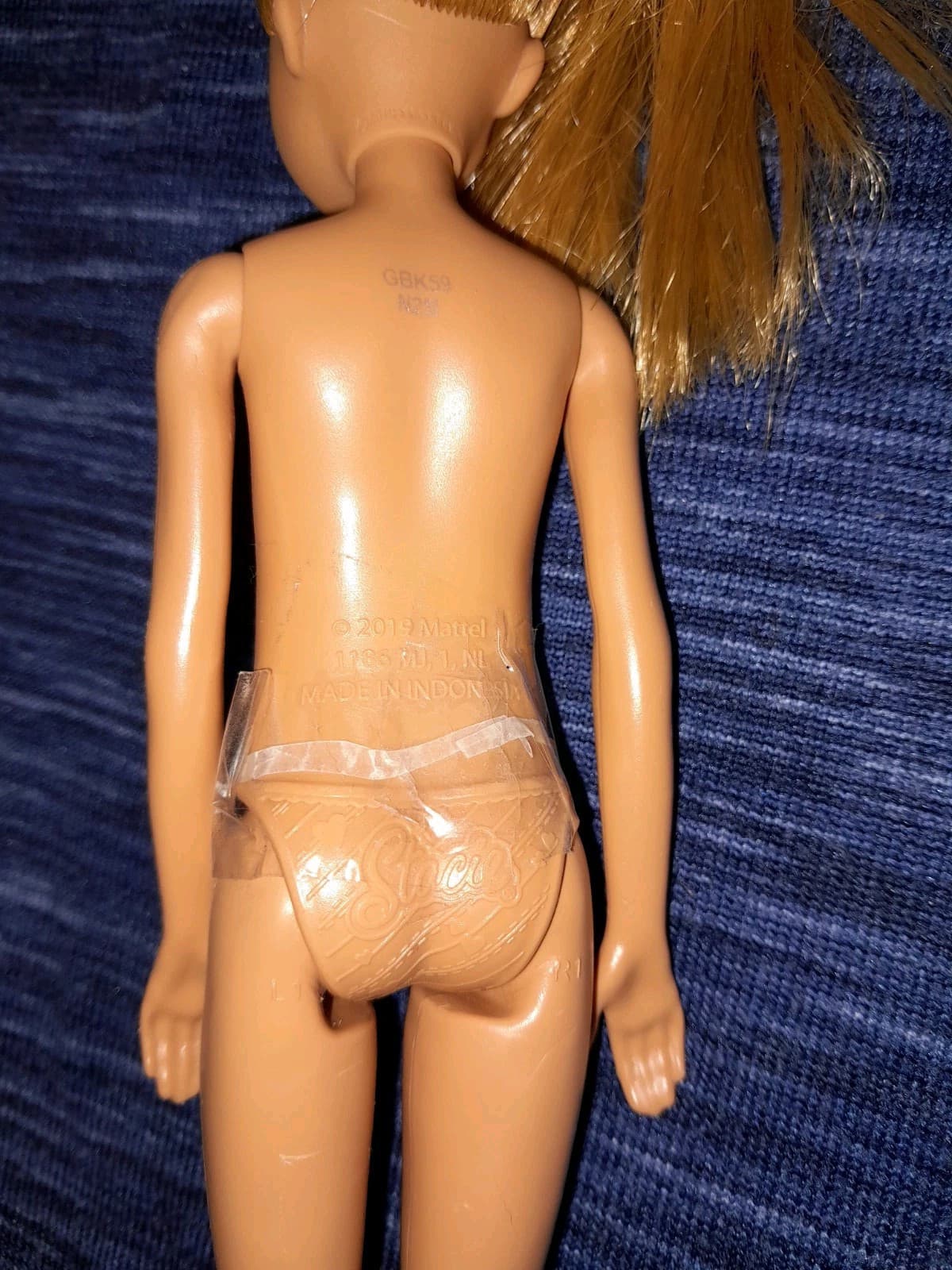 STACIE DOLL Strawberry Blonde Hair Barbie Sister 2019 Nude 9 In - Thumbnail 7