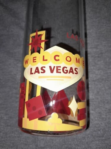 Starbucks Las Vegas Tumbler Glass Water Bottle "You Are Here" Collection 18.5 oz - Image 1