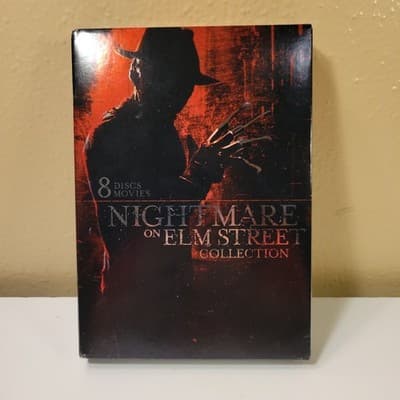 A Nightmare on Elm Street Collection DVD 8 Discs 8 Movies Horror Freddy Krueger - Image 1
