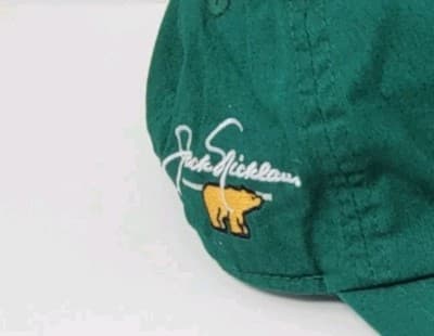 AHEAD Jack Nicklaus Golden Bear Green Adjustable Golf Dad Hat | Rare - Thumbnail 2