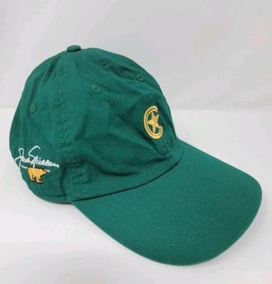 AHEAD Jack Nicklaus Golden Bear Green Adjustable Golf Dad Hat | Rare - Image 1