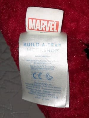 Build-A-Bear 16 inch Marvel Spider-Man Red Bear Plush Teddy Bear 2019 BABW - Thumbnail 8