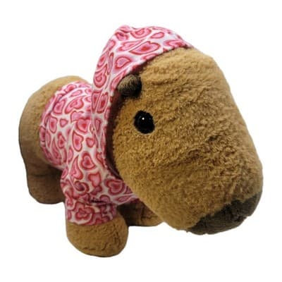 Build a Bear Capybara Plush Stuffed Animal Brown Tan 2024 14" ONLINE EXCLUSIVE - Thumbnail 5