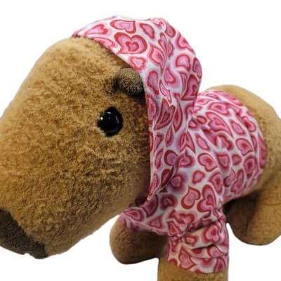 Build a Bear Capybara Plush Stuffed Animal Brown Tan 2024 14" ONLINE EXCLUSIVE - Thumbnail 3