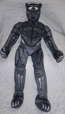 Marvel Black Panther Jumbo Plush 26 Inch Avengers King of Wakanda - Thumbnail 4