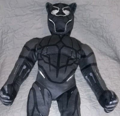 Marvel Black Panther Jumbo Plush 26 Inch Avengers King of Wakanda - Image 1