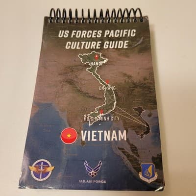 US Forces Pacific Vietnam Culture Guide AFCLC Air Force Spiral 2017 - Image 1