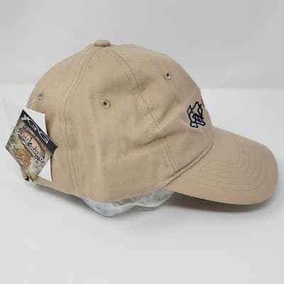 GAMEGUARD | Go Wild In Texas | Adjustable Khaki Fishing Cap Embroidered NEW - Thumbnail 3