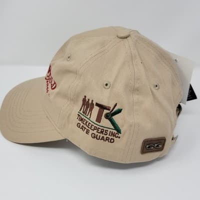 GAMEGUARD | Go Wild In Texas | Adjustable Khaki Fishing Cap Embroidered NEW - Thumbnail 7