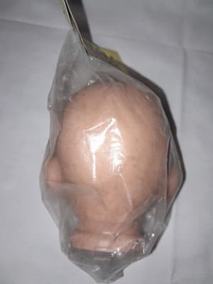 Vtg Crafting Mr & Mrs Santa Claus Doll Heads 3” & Smiling Hobo Clown Head Lot 3 - Thumbnail 11