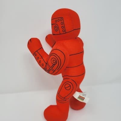 Rock Em Sock Em Robots 9" Plush Red Robot Toy Factory 2021 | Red Team Rematch - Thumbnail 9