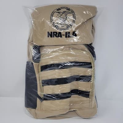 NRA-ILA Embroidered Eagle Logo Backpack Tactical Bug Out Bag Beige - Thumbnail 21