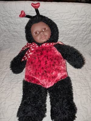 SugarLoaf Kostume Kids Ladybug Doll 15" Plush Rare African American Soft Costume - Image 1