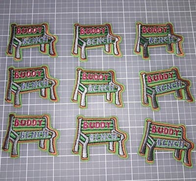 Buddy Bench Patch 1.5" x 2.5" Girl & Boys Scouts Of America New Fun Patch - Thumbnail 3