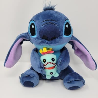 Hong Kong Disneyland Stitch Plush – 8” – Holding Scrump – Authentic Disney Parks - Thumbnail 2