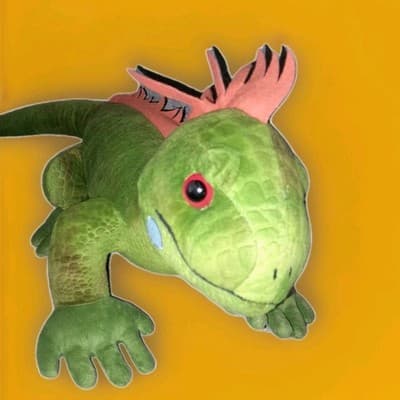 Wild Republic Green Lizard Plush 24 Inch Iguana Komodo Stuffed Animal - Image 1