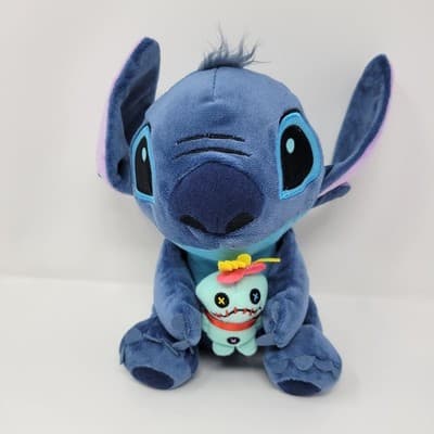 Hong Kong Disneyland Stitch EARS UP Plush Holding Scrump Authentic Disney Parks - Image 1
