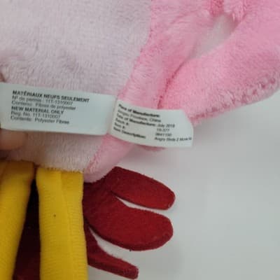 ANGRY BIRDS Stella Pink Bird Plush Lot Burger King 2020 & Rovio 2017 Toy 10" - Thumbnail 20