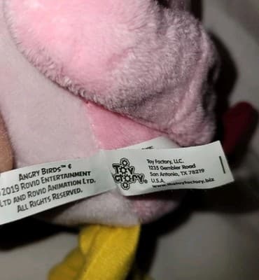 ANGRY BIRDS Stella Pink Bird Plush Lot Burger King 2020 & Rovio 2017 Toy 10" - Thumbnail 15
