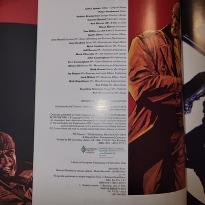 Batman Deathblow After The Fire Deluxe HC DC 2014 Azzarello Bermejo - Thumbnail 6