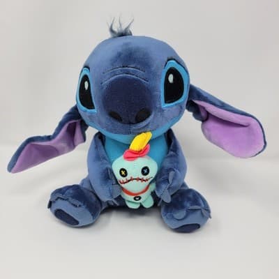 Disney Stitch Plush 8” Holding Scrump Lilo & Stitch Stuffed Animal Toy - Image 1