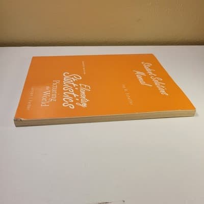 Student Solutions Manual Elementary Statistics Picturing the World 4th Ed - Thumbnail 8