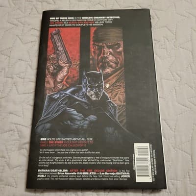 Batman Deathblow After The Fire Deluxe HC DC 2014 Azzarello Bermejo - Thumbnail 3