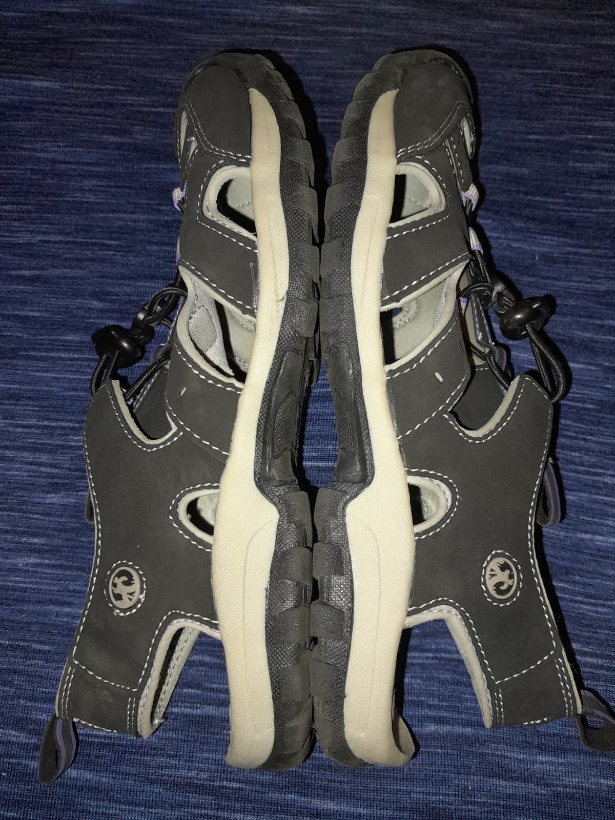 NORTHSIDE WOMEN'S BURKE II SPORT SANDALS BLACK / LILAC Size 8 EUC - Thumbnail 8