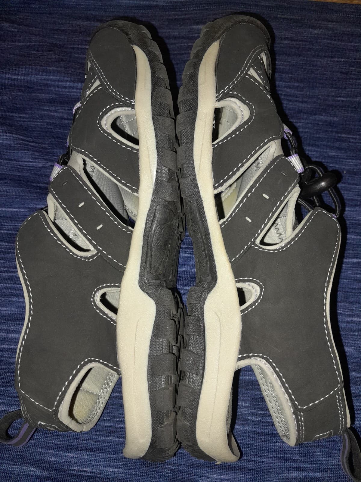 NORTHSIDE WOMEN'S BURKE II SPORT SANDALS BLACK / LILAC Size 8 EUC - Thumbnail 7