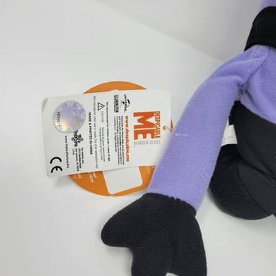 Despicable Me 2 Two Eye Evil Purple Minion 15-18" Plush 2014 Toy Factory w/ Tags - Thumbnail 11