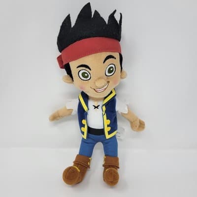 Disney Jake And The Neverland Pirates Plush Stuffed Toy Doll 9" - Image 1