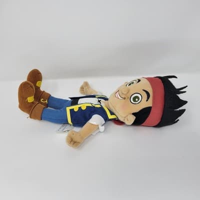 Disney Jake And The Neverland Pirates Plush Stuffed Toy Doll 9" - Thumbnail 6