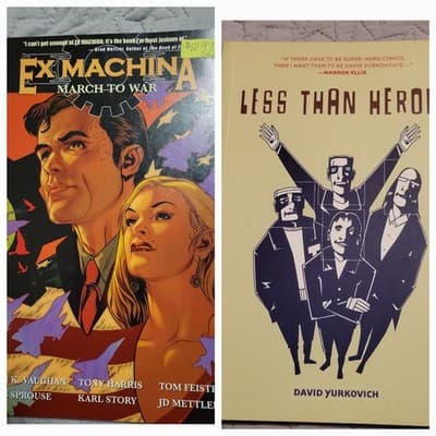 Ex Machina Vol 4 March to War Wildstorm DC Vaughan Less + Than Heroes Top Shelf - Image 1