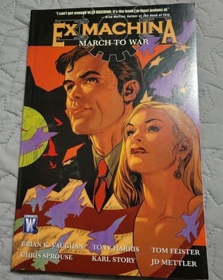 Ex Machina Vol 4 March to War Wildstorm DC Vaughan Less + Than Heroes Top Shelf - Thumbnail 5