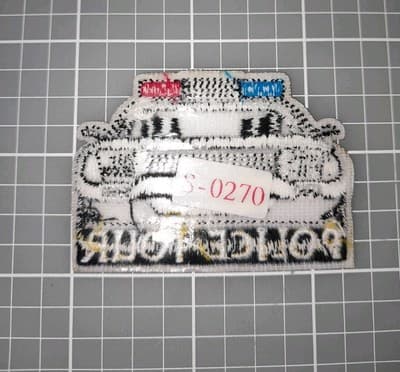 POLICE TOUR Station Car Fun Patches Crests Badges 1.75"×2.5" New - Thumbnail 2