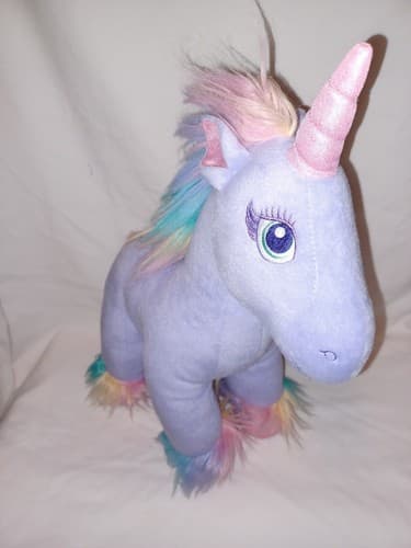 Build-A-Bear | Beary Fairy Friends | Purple Unicorn 19" Rainbow Mane Plush - Image 1