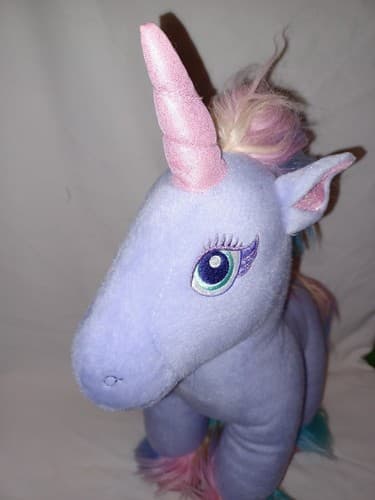 Build-A-Bear | Beary Fairy Friends | Purple Unicorn 19" Rainbow Mane Plush - Thumbnail 3