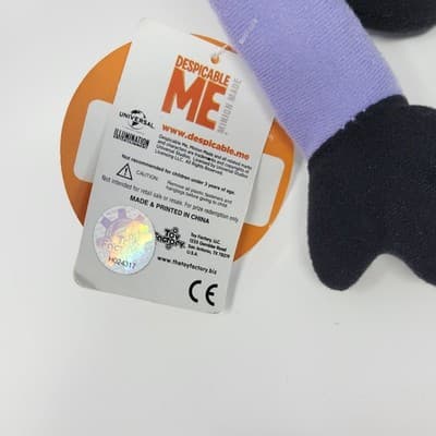 Despicable Me 2 Two Eye Evil Purple Minion 15-18" Plush 2014 Toy Factory w/ Tags - Thumbnail 14