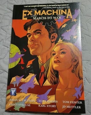 Ex Machina Vol 4 March to War Wildstorm DC Vaughan Less + Than Heroes Top Shelf - Thumbnail 4