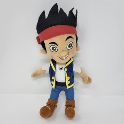 Disney Jake And The Neverland Pirates Plush Stuffed Toy Doll 9" - Thumbnail 2