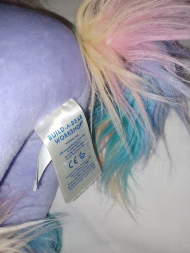 Build-A-Bear | Beary Fairy Friends | Purple Unicorn 19" Rainbow Mane Plush - Thumbnail 6