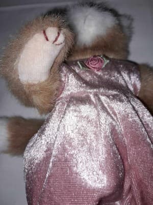 Vintage Ty Beanie Pouncer the Kitten NOS 8.5" Adorable Green Eyes - Thumbnail 8