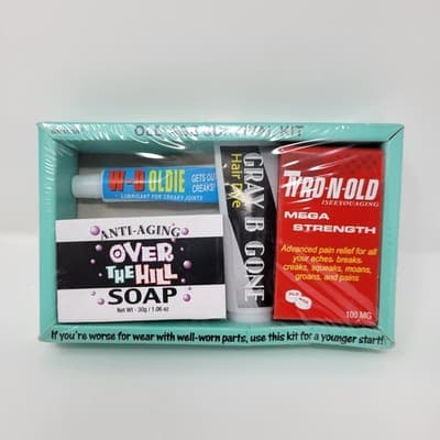 Over The Hill Joke Gift - First Aid For Old Age Survival Kit New In Box - Image 1